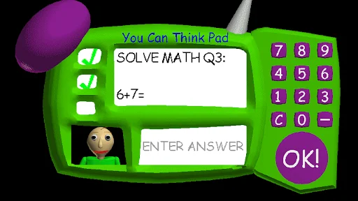 Gameplay screenshot 2 from Baldi's Basics Classic - Strategy game